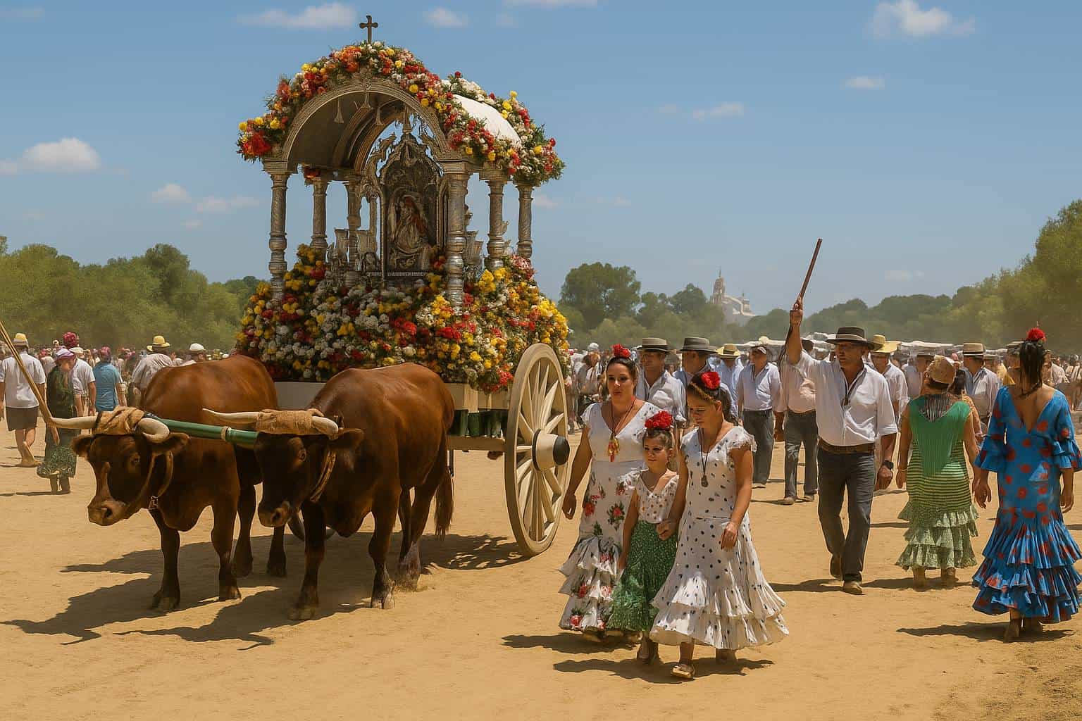 Feste tradizionali Spagna - Romeria del Rocio Andalusia