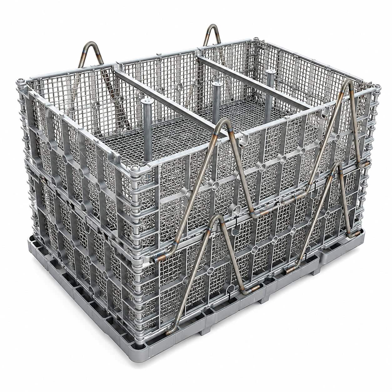Custom heat treatment basket