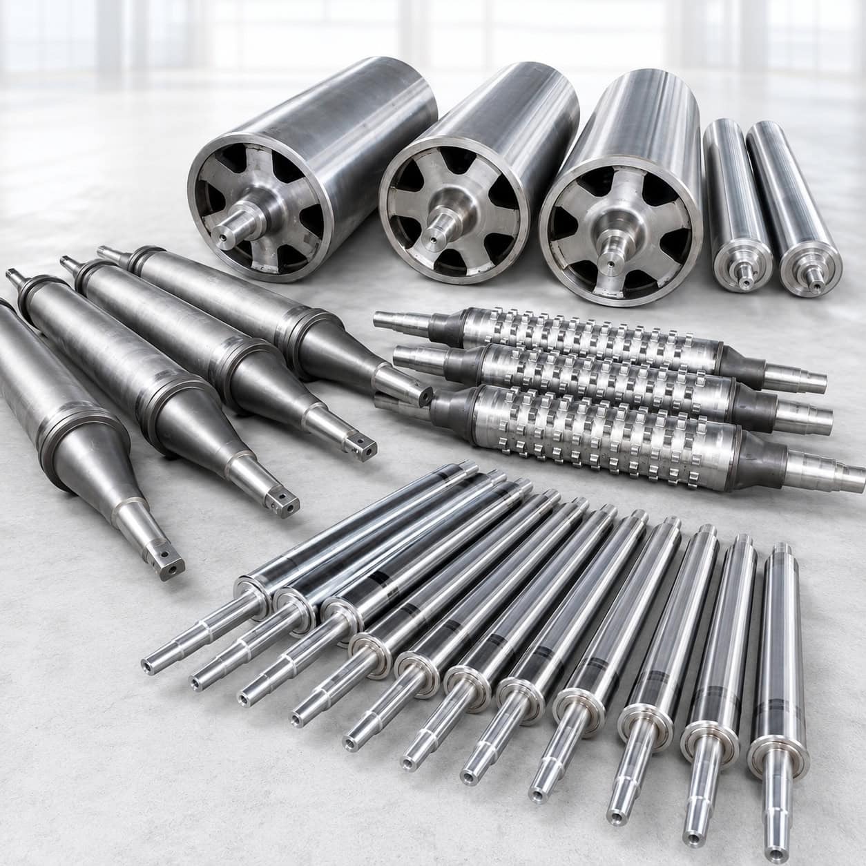 Furnace rolls for heat treatment
