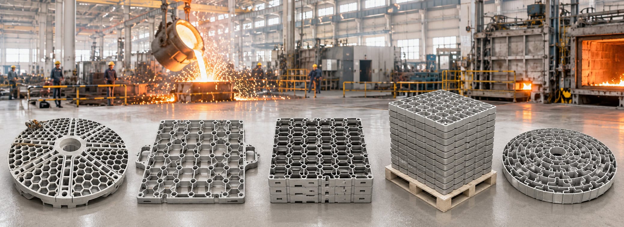 Heat treatment tray product