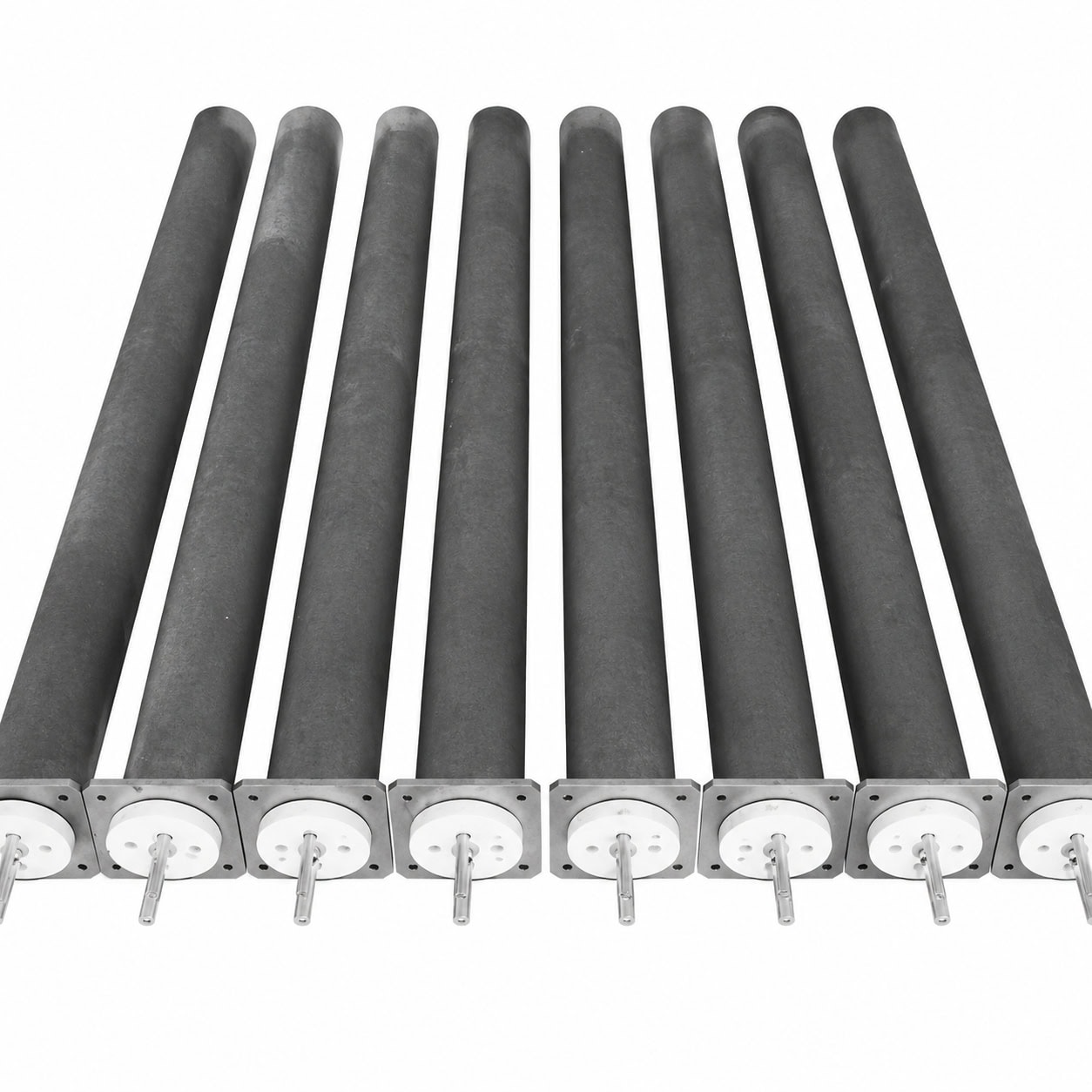 Heat-resistant radiant tube for furnace installation inspection