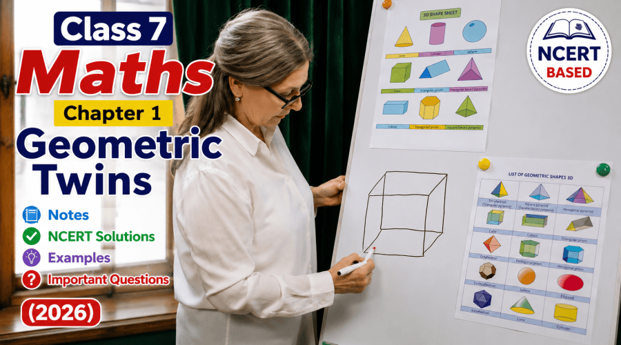 Class 7 Maths Chapter 1 Geometric Twins Notes, NCERT Solutions, Examples & Important Questions (2026) image