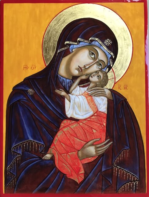 Icône de la Vierge à l'enfant