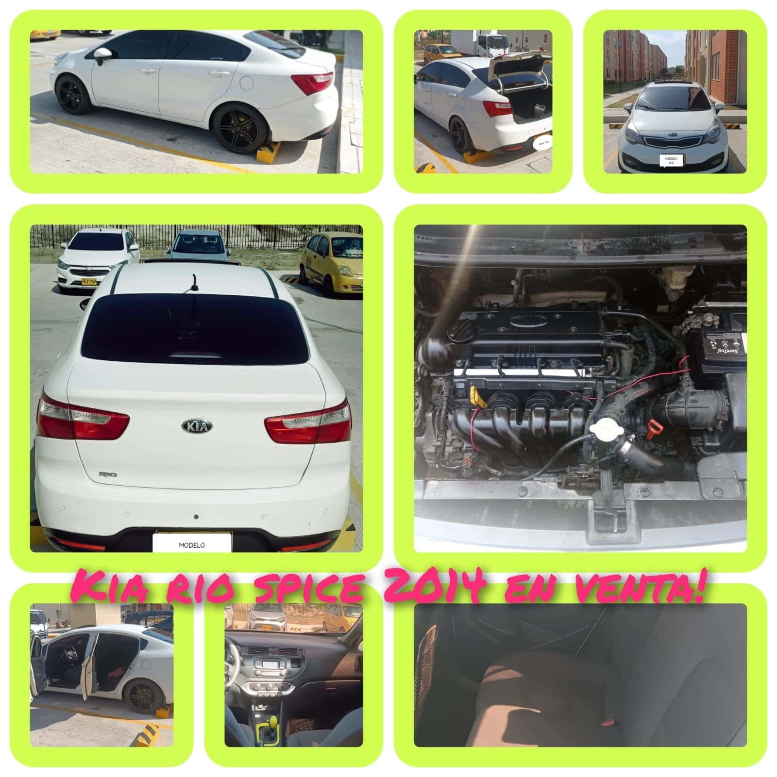 Se vende KIA RIO SPICE full equipo, modelo 2014,