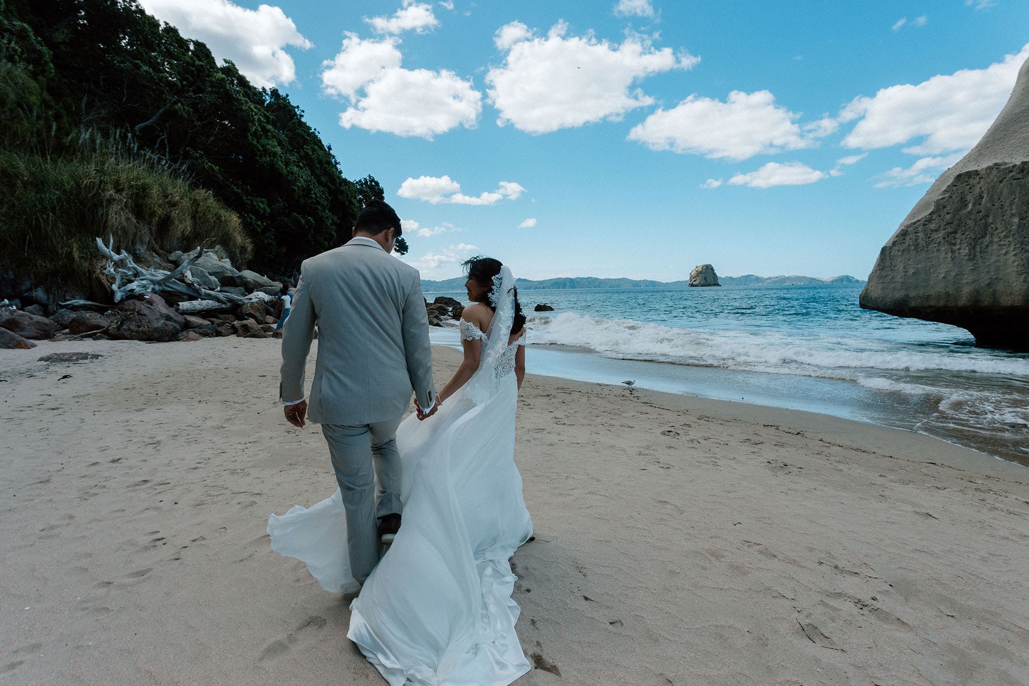 Auckland Beach Elopement