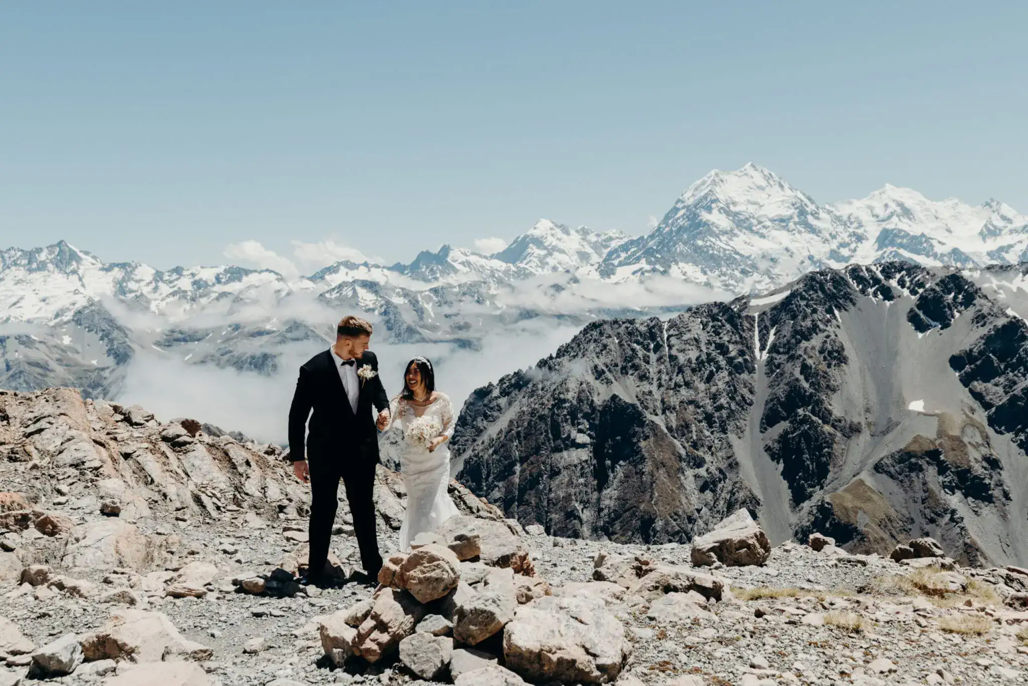 Heli Elopement in Queenstown