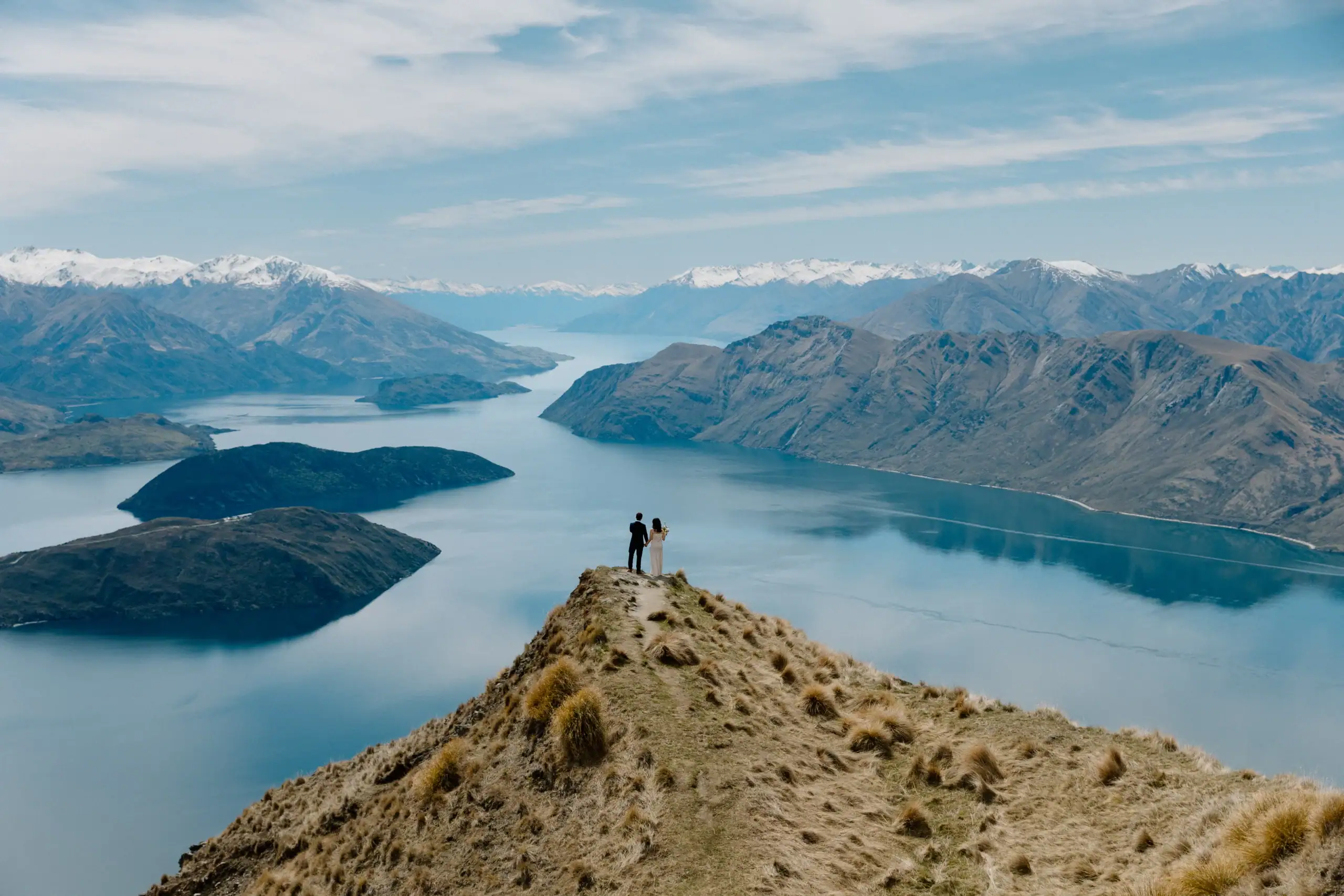 Wanaka, where the lake is a witness to love.