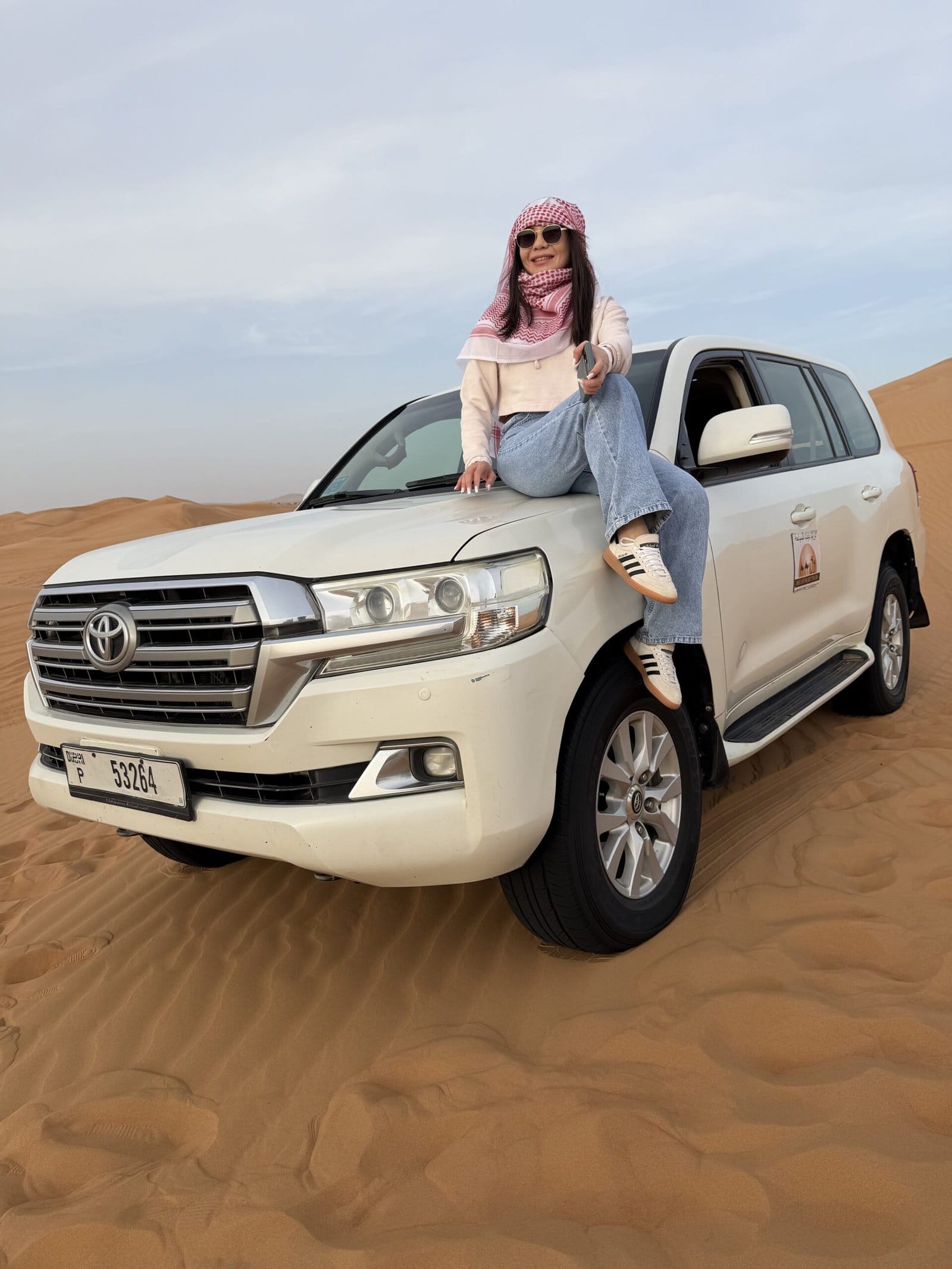Dune buggy safari ride across the Lahbab Red Dunes, Dubai