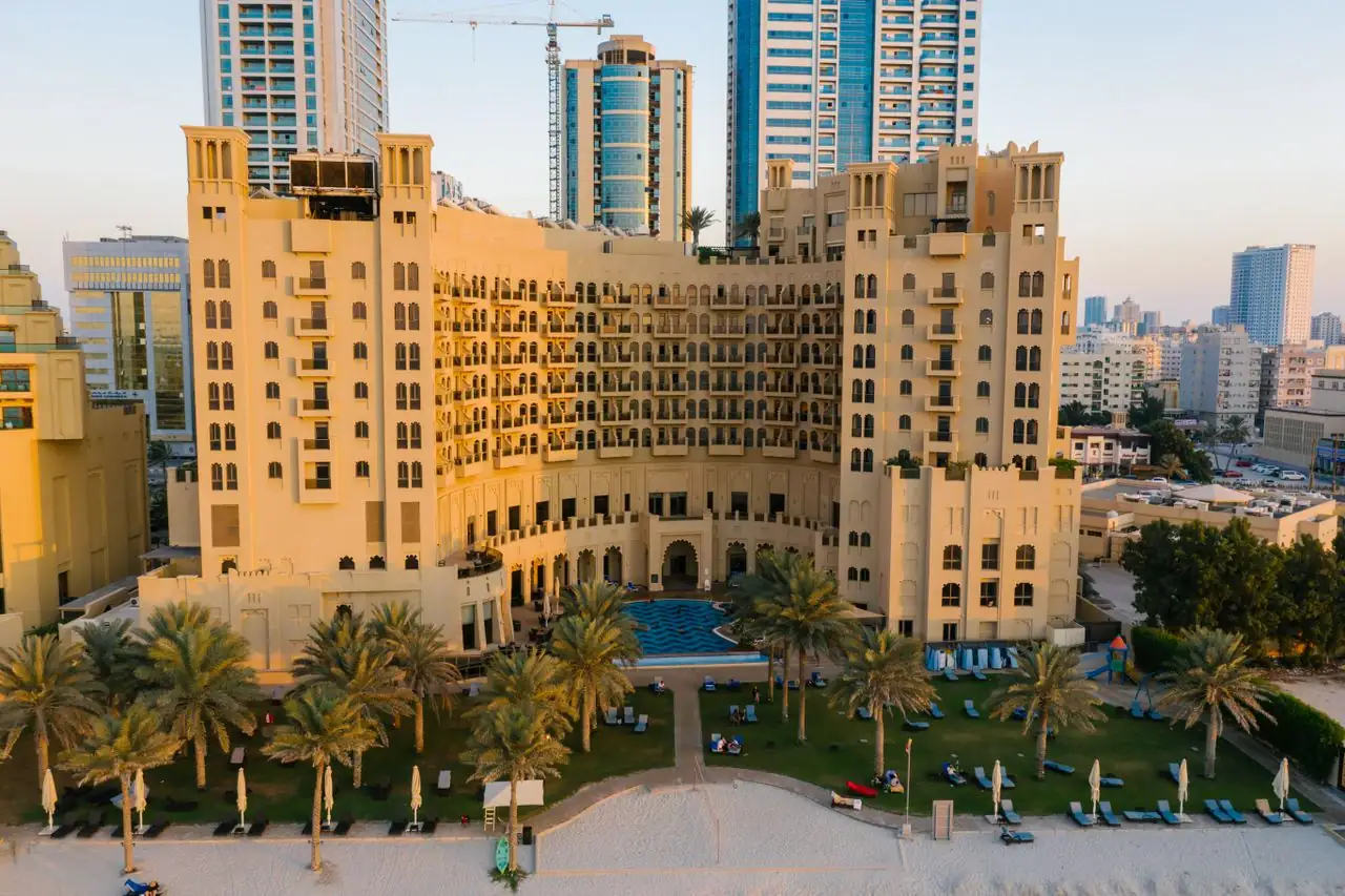 Ajman beach and coastline in the United Arab Emirates