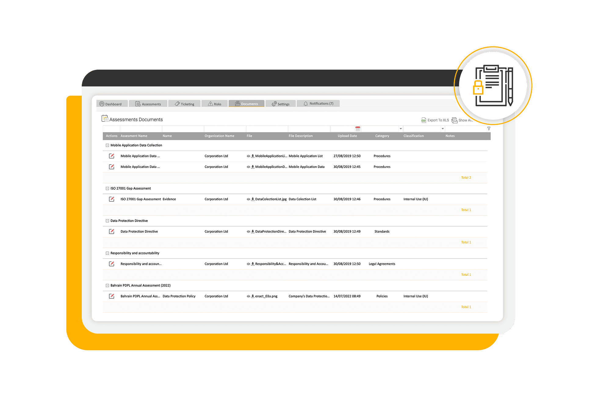 Supporting Evidence Maintenance and Mapping