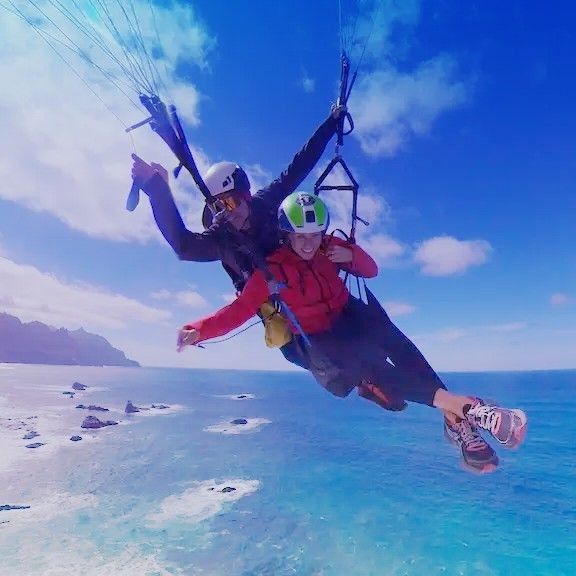 Parapente en Isla Baja, Tenerife