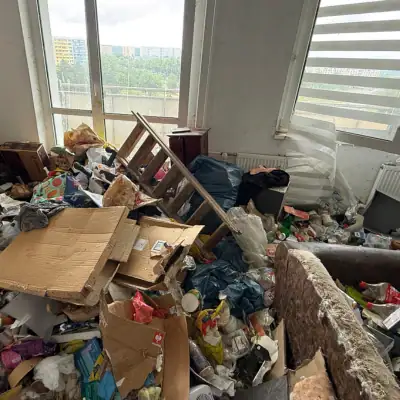 Messi-Wohnung r&auml;umen &ndash; Foto aus einem echten Einsatz