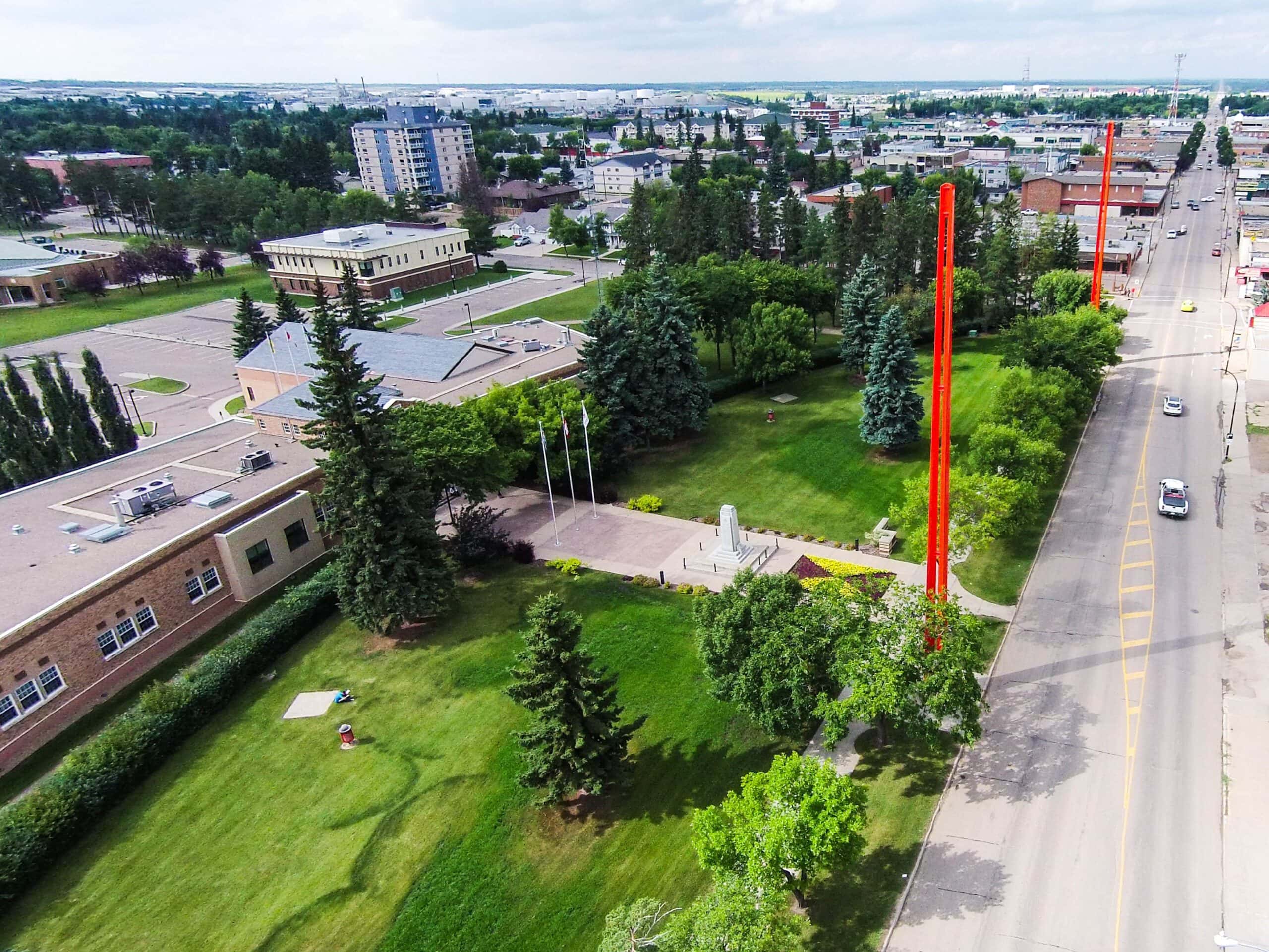Environmental remediation project site