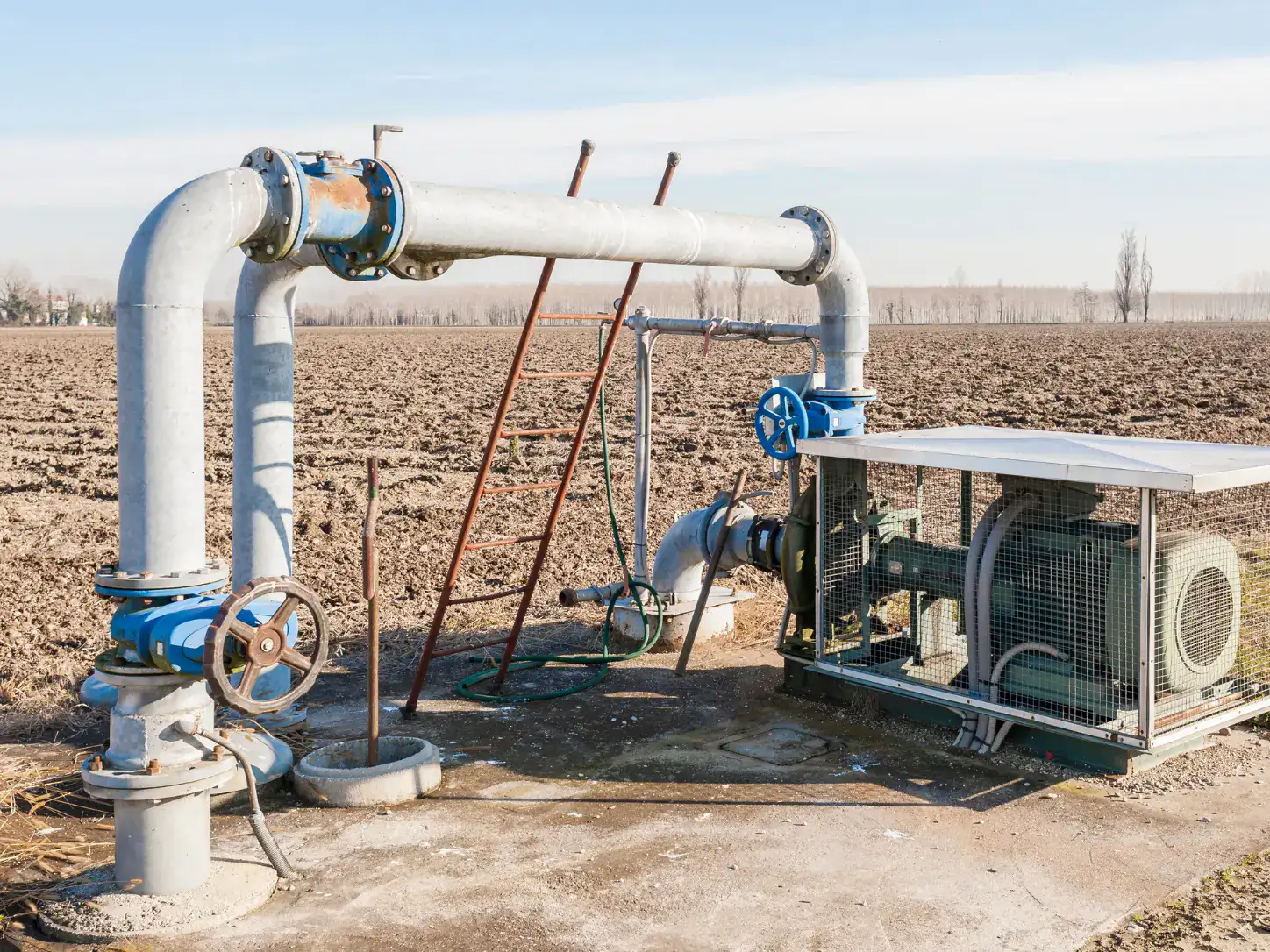 Groundwater pump and treat system contaminated site remediation Alberta Saskatchewan Manitoba