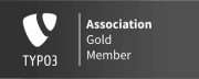 TYPO3 Association Gold Member Auszeichnung