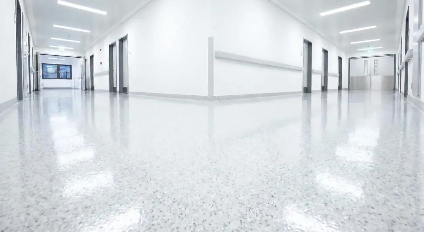 hospital epoxy flooring in pakistan