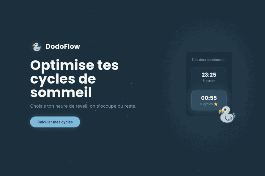 Application pour cycles de sommeil et réveil intuitif.