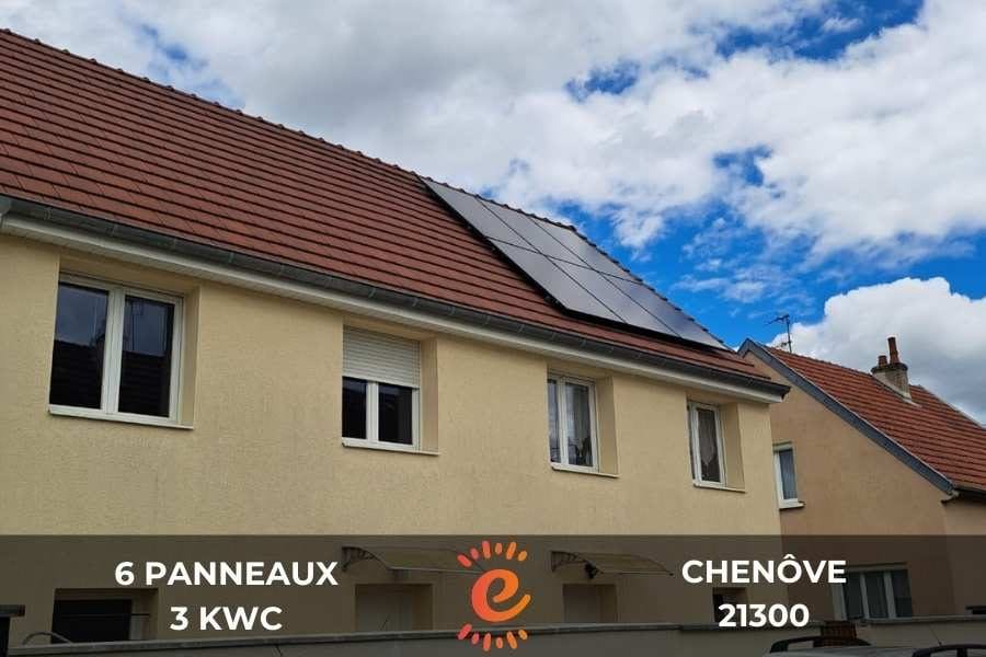 Installation de panneaux solaires sur maison à Chenôve, Côte d’or (21)