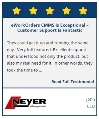 CMMS Testimonial