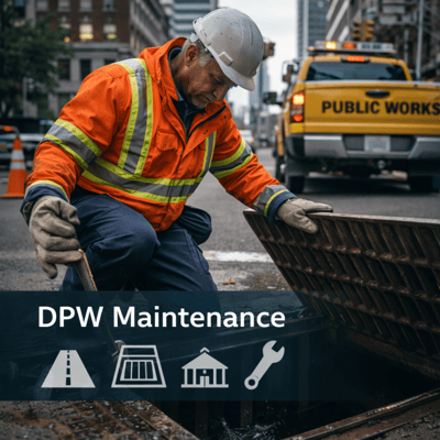 DPW maintenance operations supported by CMMS software