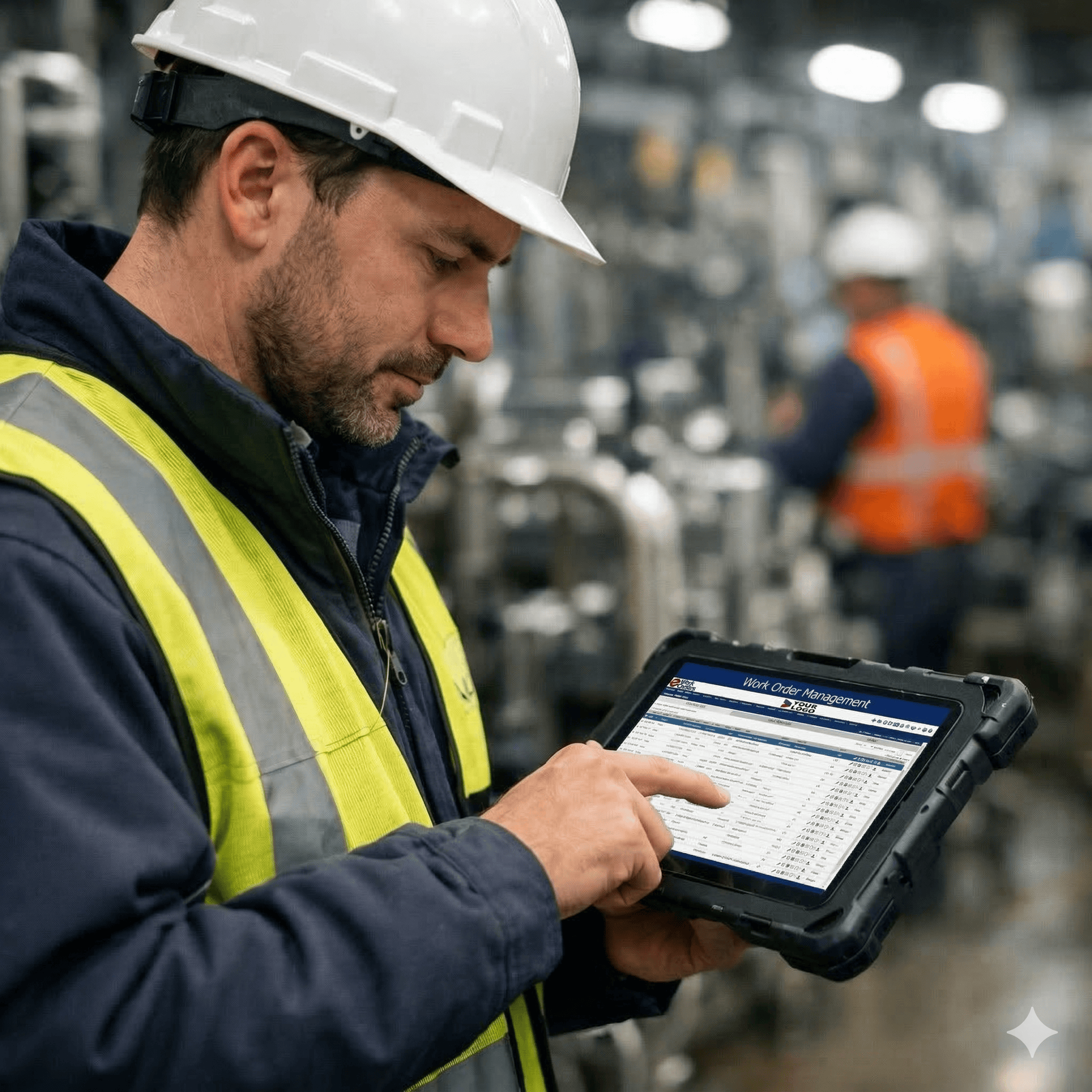 Cover image showing work order management software dashboard