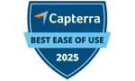 Capterra Best Ease of Use 2025