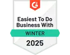G2 Easiest To Do Business With 2025