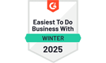 G2 Easiest To Do Business With 2025
