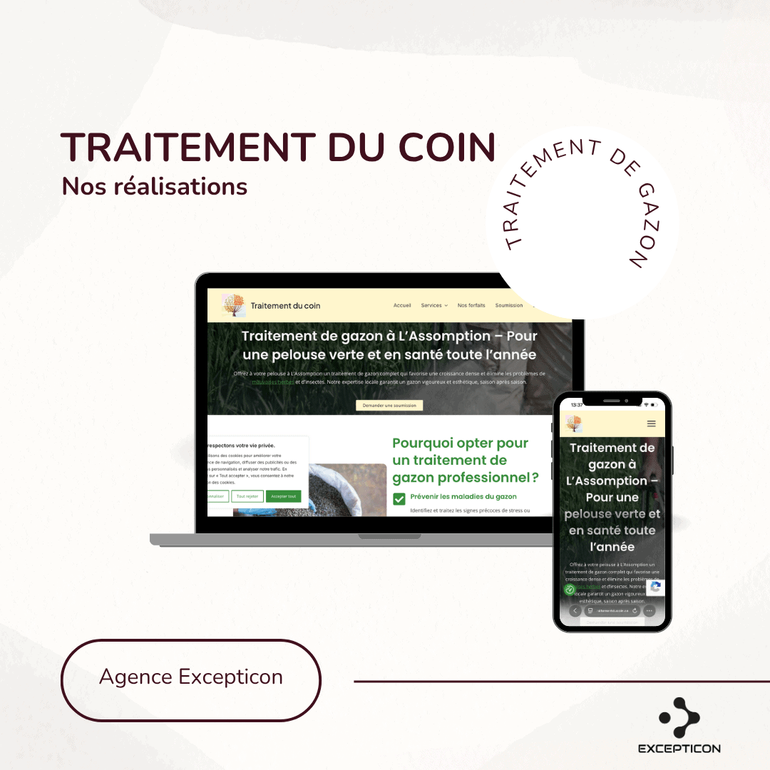 Conception du site web de Traitement du Coin