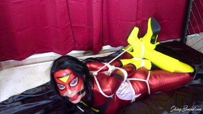 Spiderwoman Hogtied