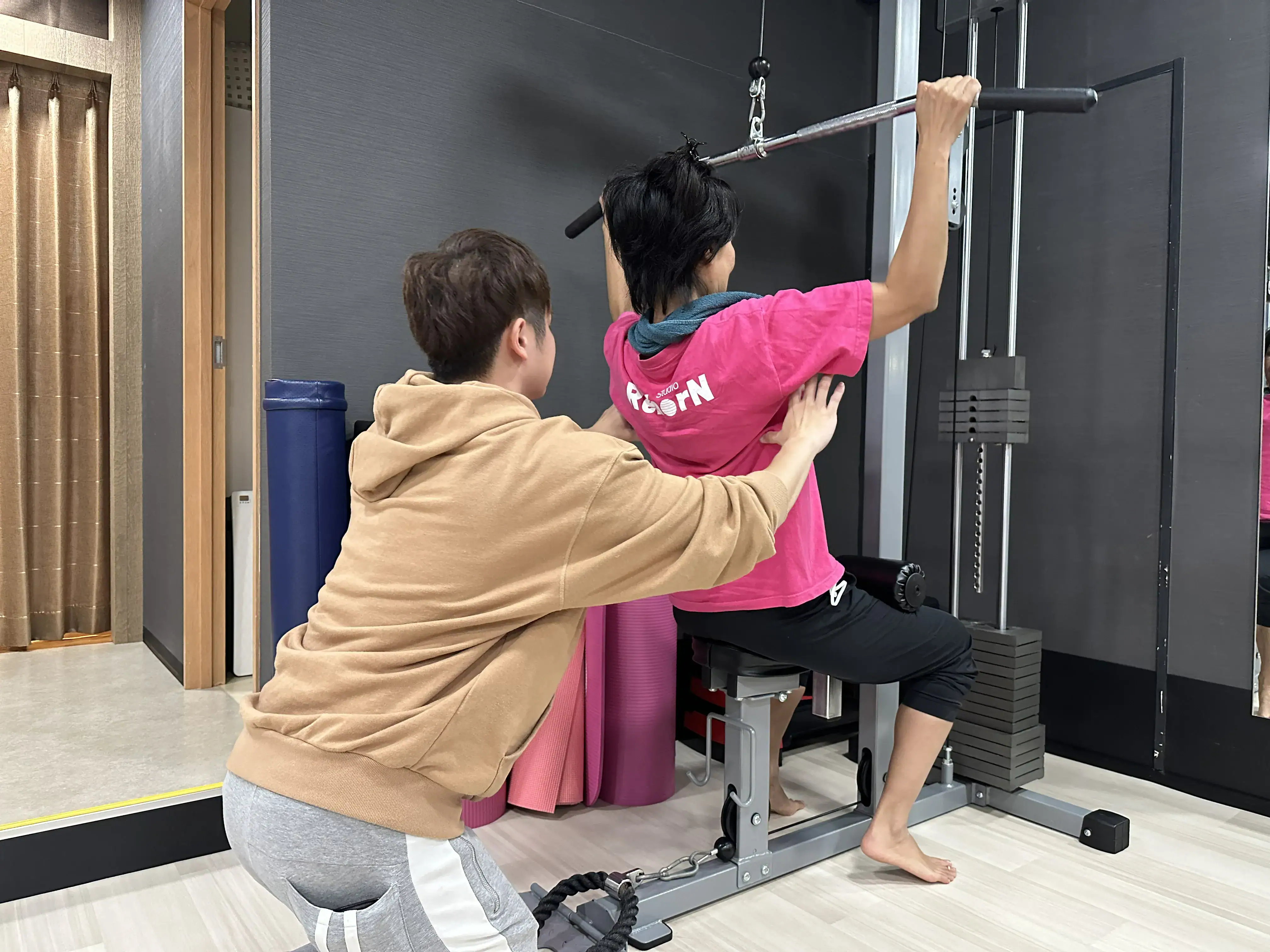 トレーニング中
