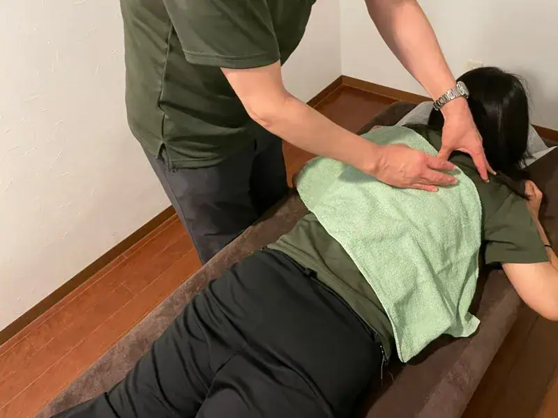 マッサージ中