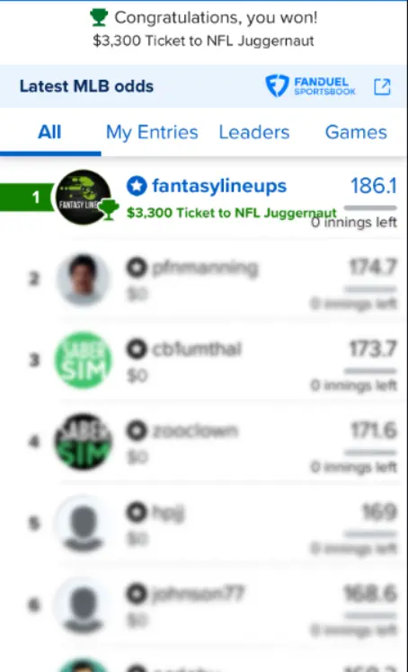 fantasy winning proof