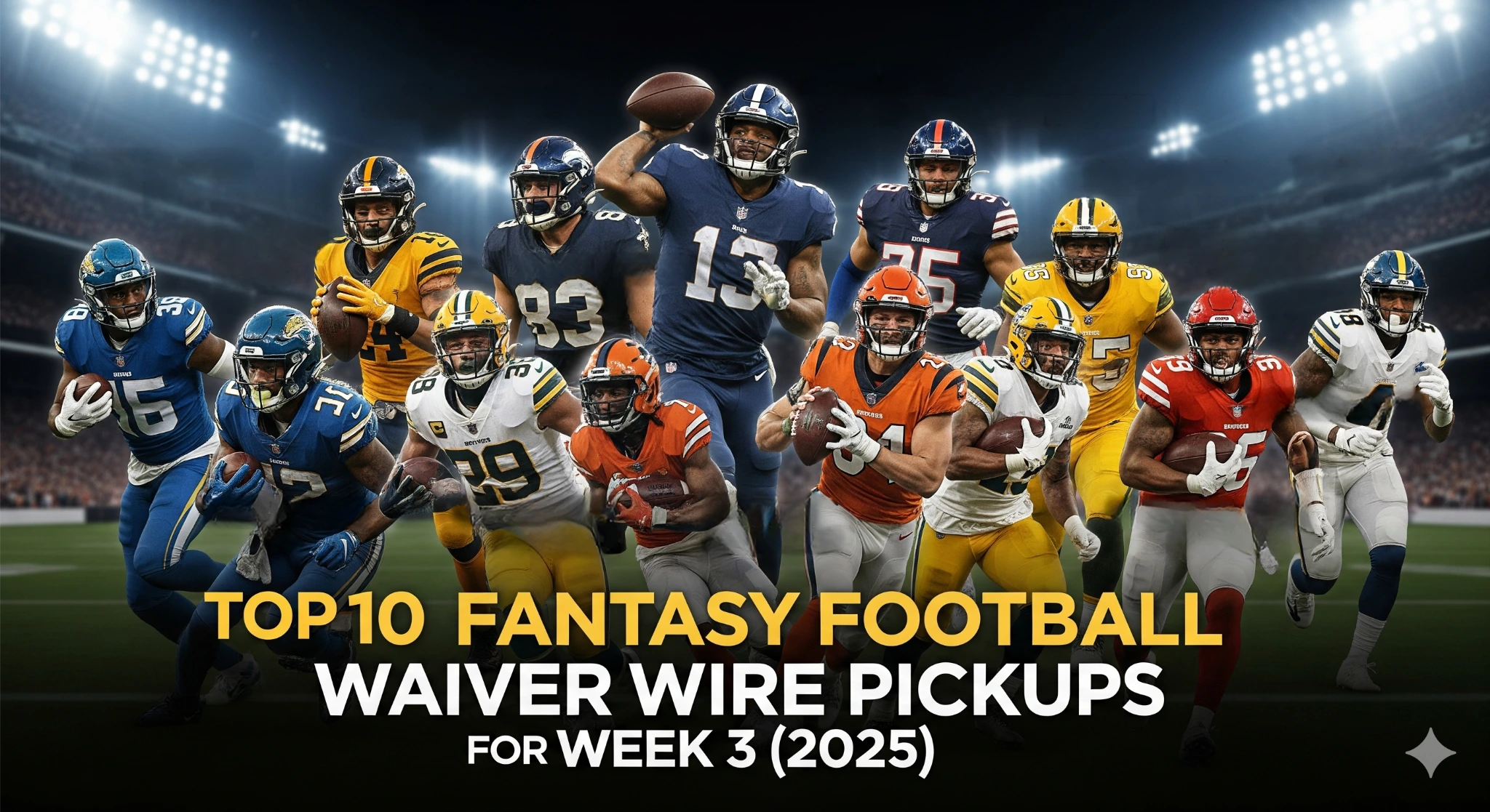 Top 10 Fantasy Football Waiver Wire Pickups for Week 3 (2025) – Copy