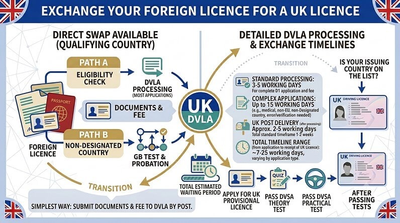Exchange Your Foreign Licence for a UK Licence