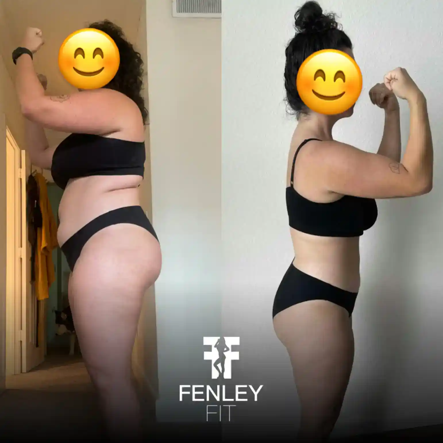 Fenly Fit Client who lost weight
