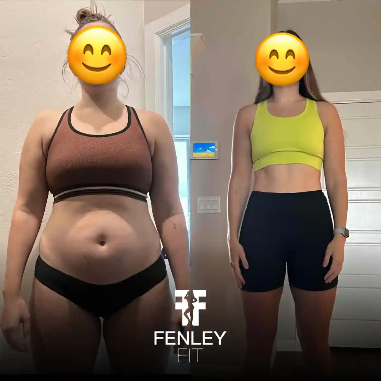 Fenly Fit Client who lost weight