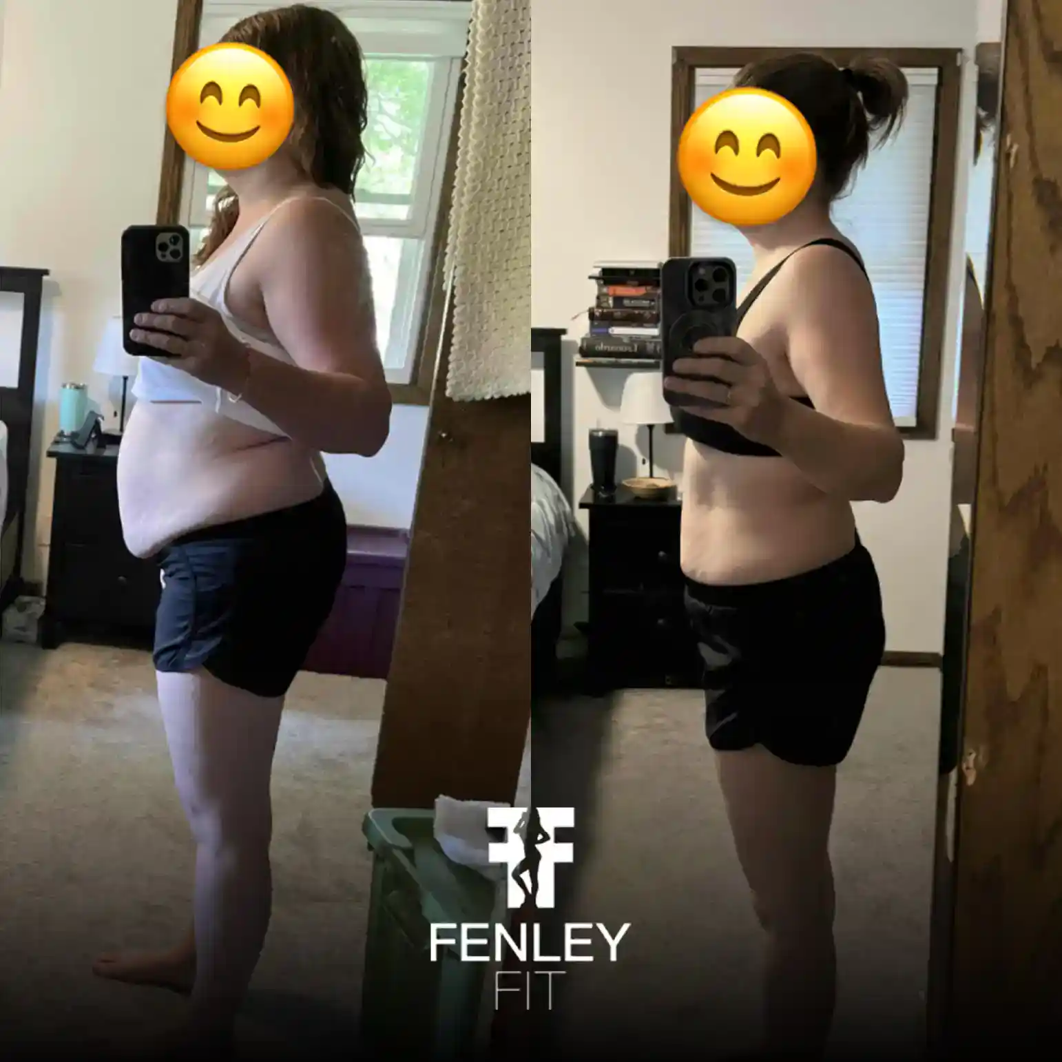 Fenly Fit Client who lost weight