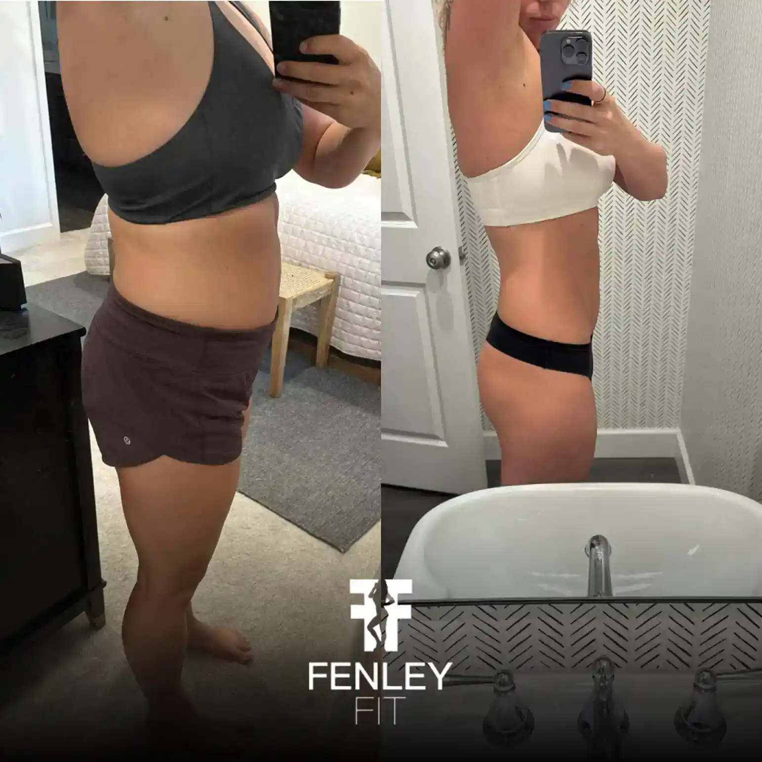 Fenly Fit Client who lost weight