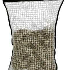 Haynet with filling aid