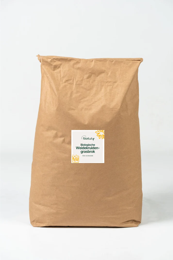 Natuly BIO Weidekruiden & Grasbrok 1kg - Afbeelding 3