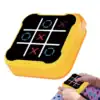 Tic-tac-toe tabuleiro multifuncional jogos eletrônicos montessori quebra-cabeça jogo de mesa xadrez conjunto portátil para adultos crianças