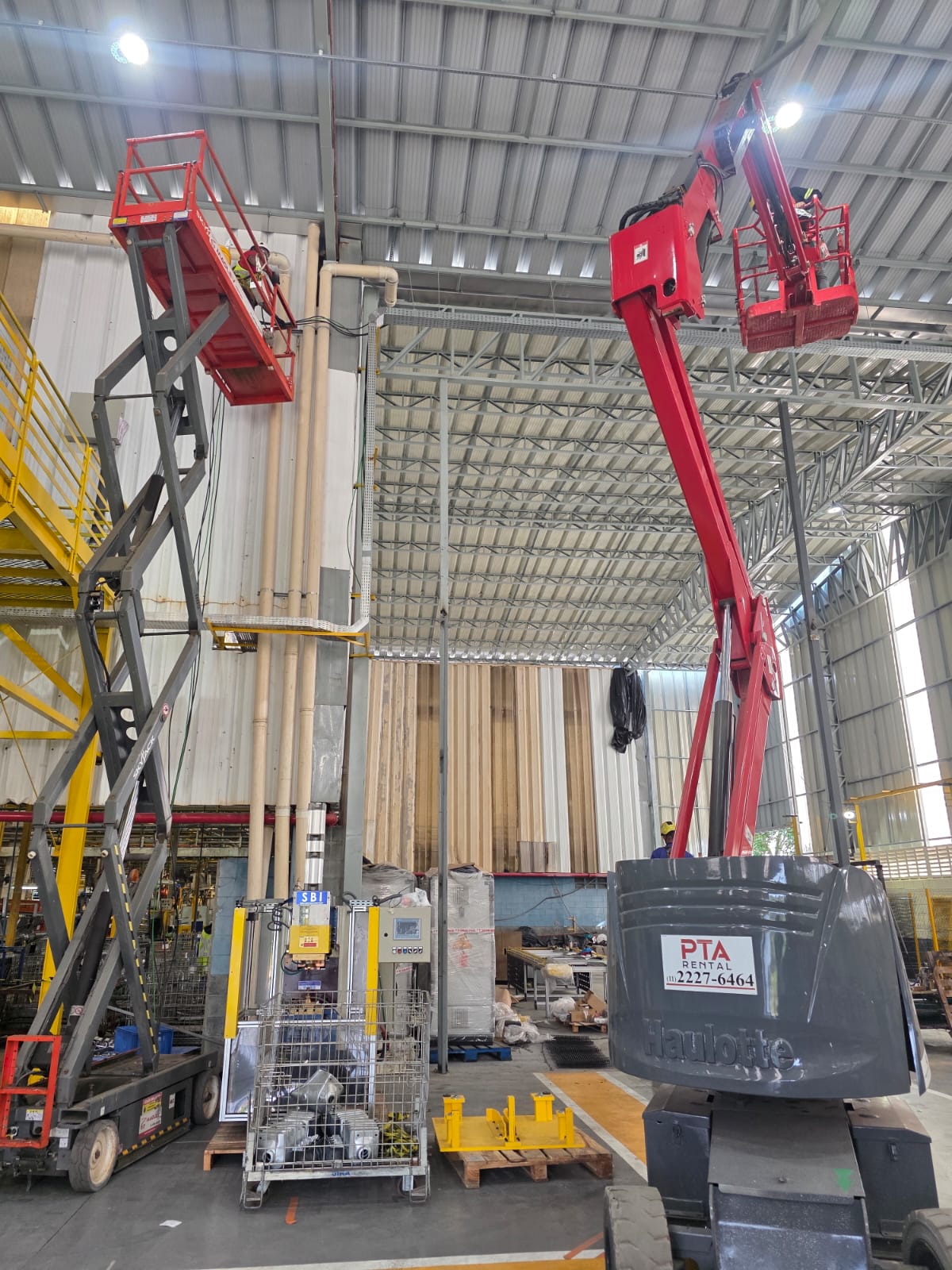 FOCO - instalação elétrica industrial em altura