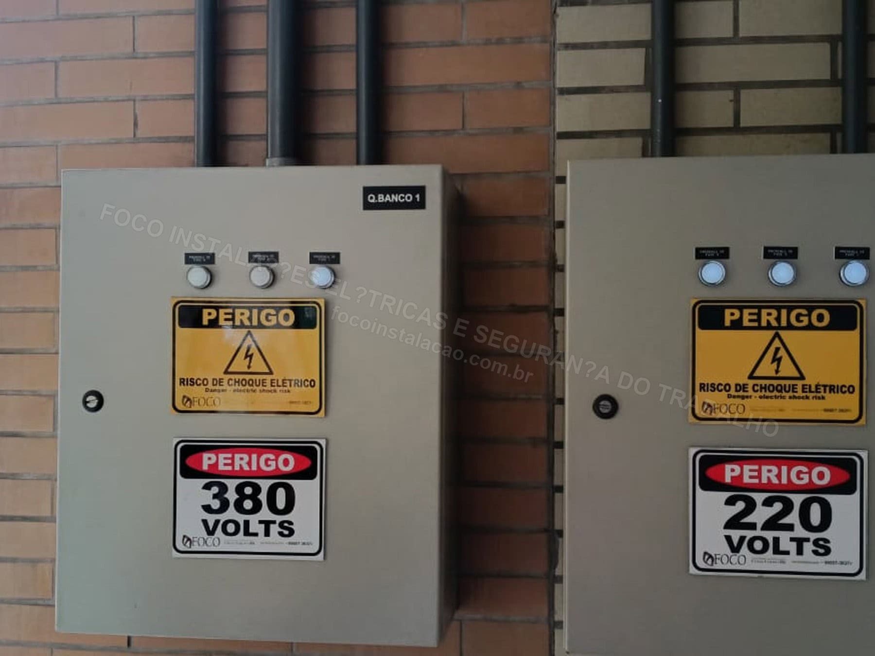 Registros Fotográficos FOCO - Imagem relacionada ao serviço Inspeção elétrica com sinalização de risco e documentação técnica - FOCO-0173