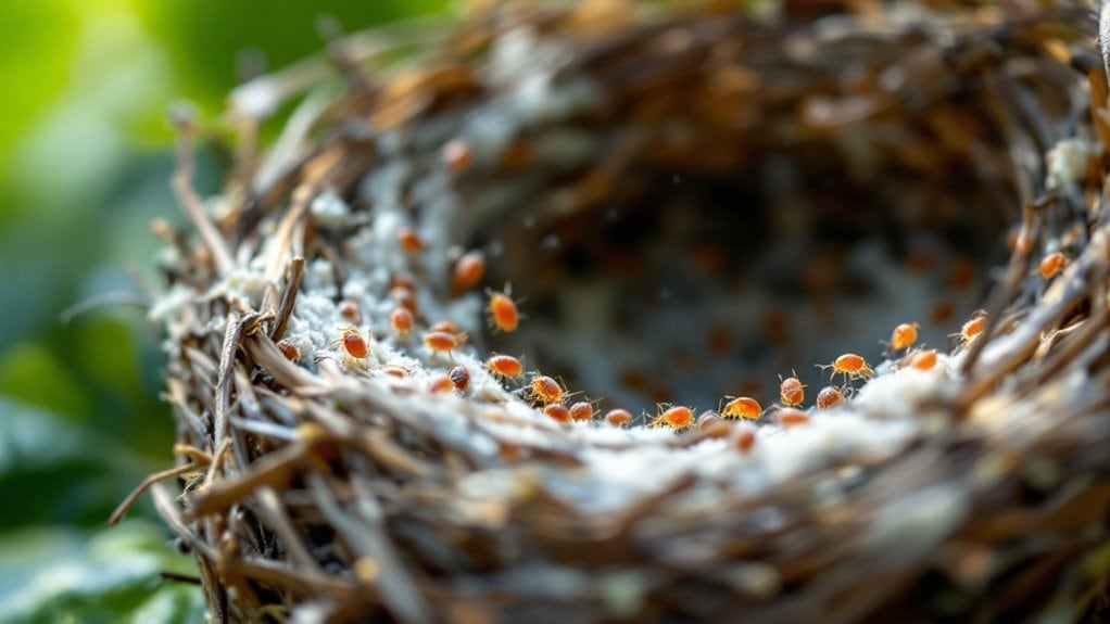 recognizing avian mite infestations