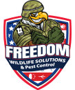 Freedom Wildlife Solutions & Pest Control servicing the greater Raleigh area