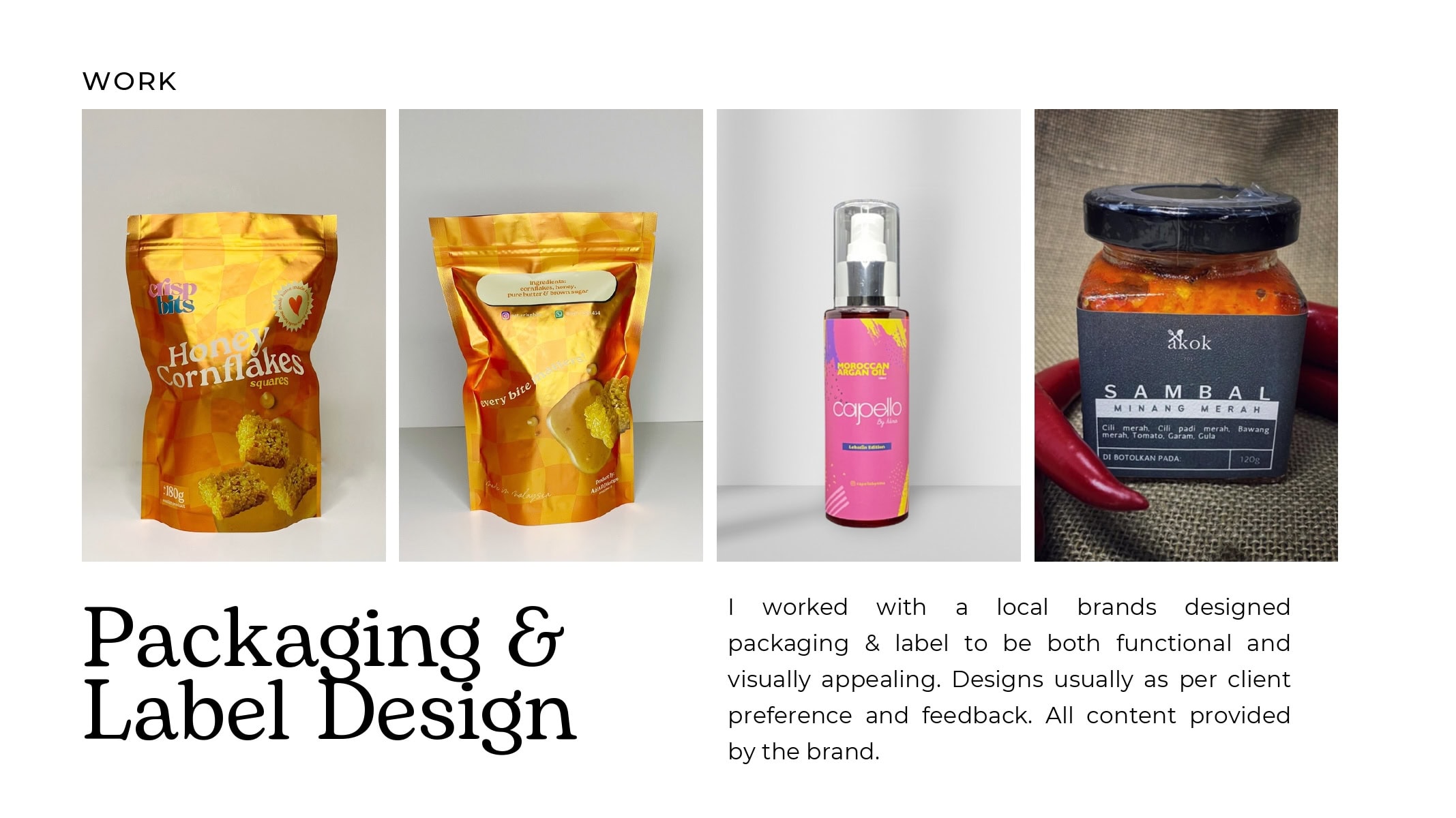 Packaging Design, Label Design, Money Packet Design & Voucher Design