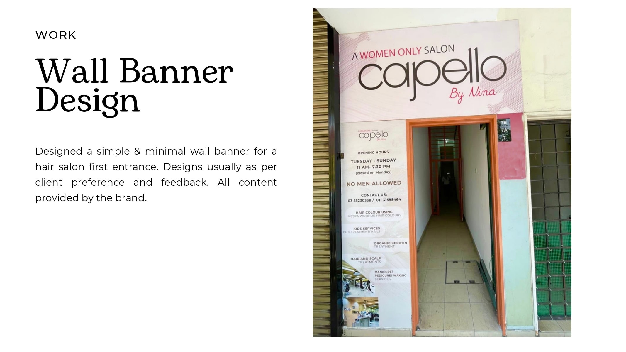 Wall Banner Design