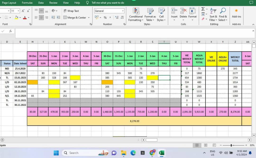one of my data entry