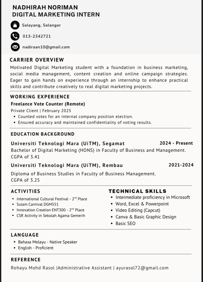 My Resume